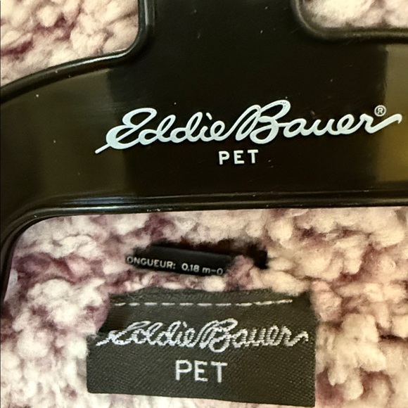 Eddie Bauer Pink/Gray Puffer Dog Jacket. Size XS. Length 7-9”. Weight 4-12 lbs. - Picture 7 of 11